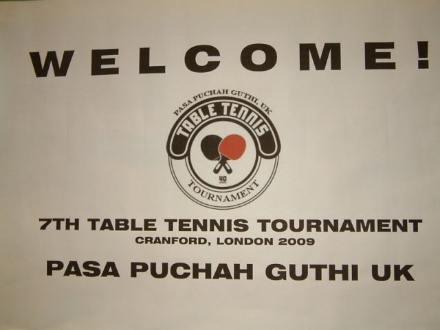 THE 7TH TABLE TENNIS TOURNAMENT, 16TH MAY 2009